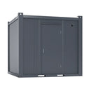 10ft High-Quality Compact Office Container – Fully Insulated Workspace with Power & Ventilation
