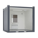10ft High-Quality Compact Office Container – Fully Insulated Workspace with Power & Ventilation