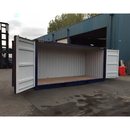 20-Foot Open Side High Cube Container - Full Side Opening - Height 2.90m - Corten Steel with Lockbox