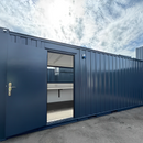 20ft x 8ft Portable Office Cabin & Canteen - Insulated Prefabricated Module with Picture Windows & Electrical Kit