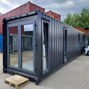 40FT Luxury Prefabricated Container Villa - Ready-Made Modular Home with Galvanized Steel Frame & Insulation