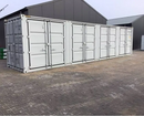40ft High Cube Side Opening Shipping Container – 4 Side Doors, Extra Height, Heavy-Duty Corten Steel