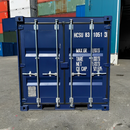 8-Foot Container - Blue - Corten Steel with Lockbox and Marine Floor