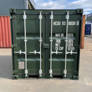8-Foot Container - Green - Corten Steel with Lockbox and Marine Floor
