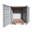 8 Cubic Foot Mini Container - Prefabricated Module with Door and Window