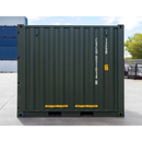 10-Foot Container - Green - CSC Certified Corten Steel with Lockbox and Marine Floor