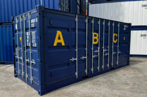 20-Foot Open Side Container - 4 Side Doors - Corten Steel for Easy Storage and Loading