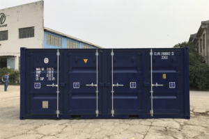 20ft Side Opening Shipping Container – 4 Side Doors, Compact & Heavy-Duty Corten Steel Storage Solution